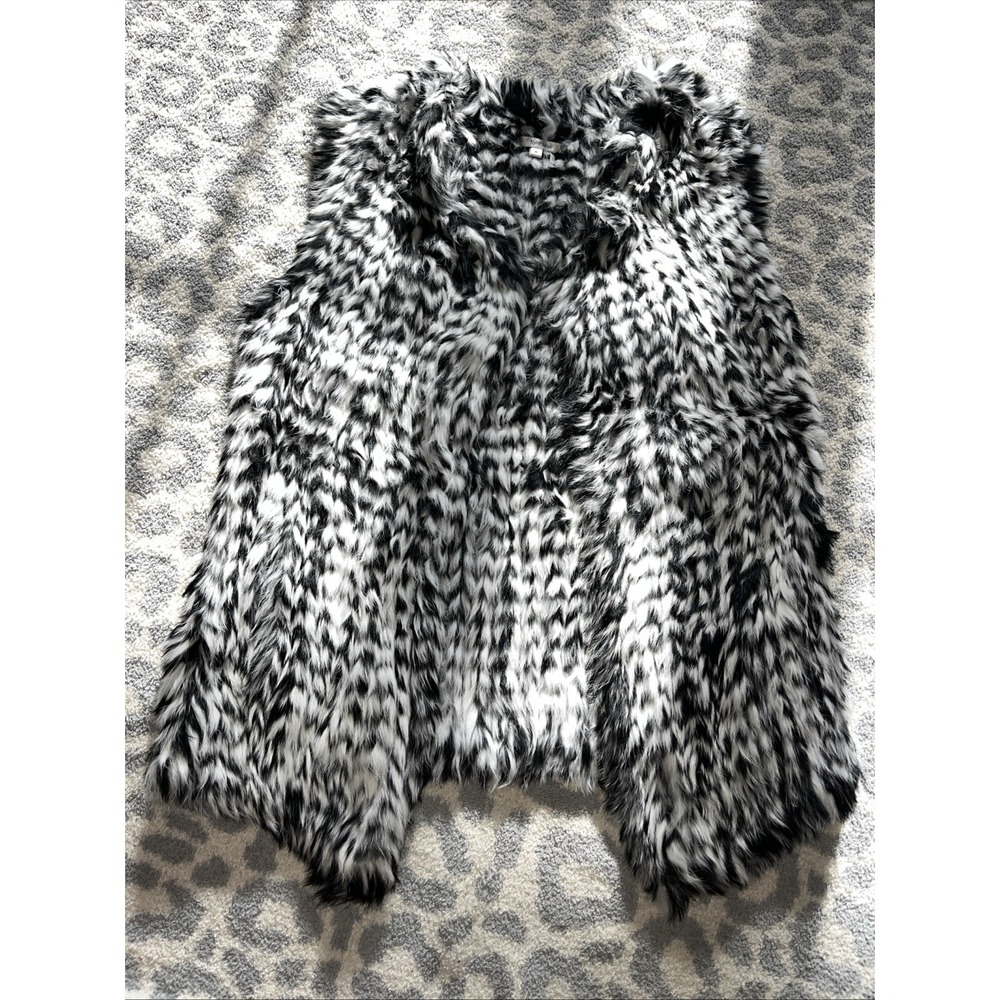 Tyler Boe genuine rabbit fur vest
